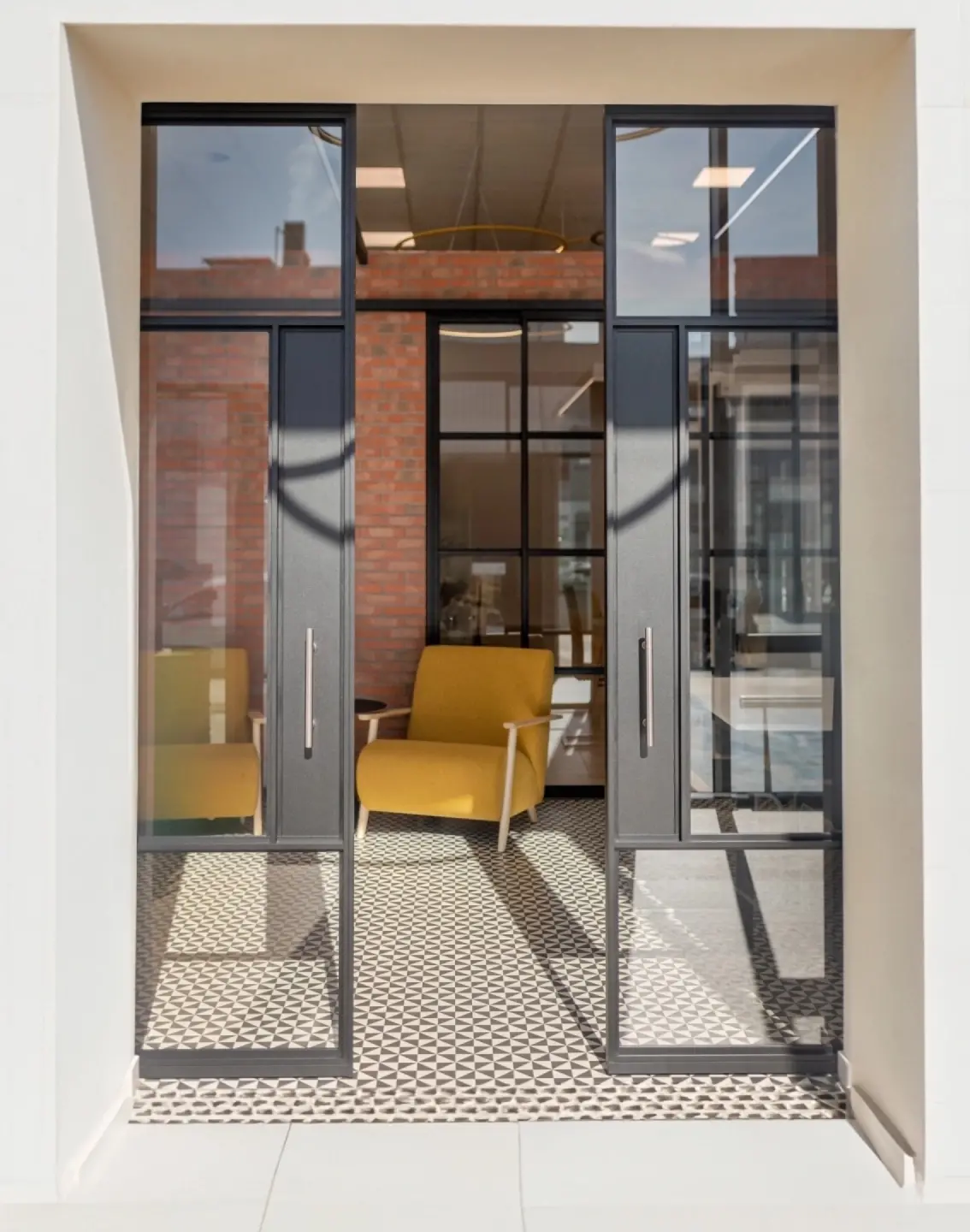 Cerramiento aluminio con vidrio