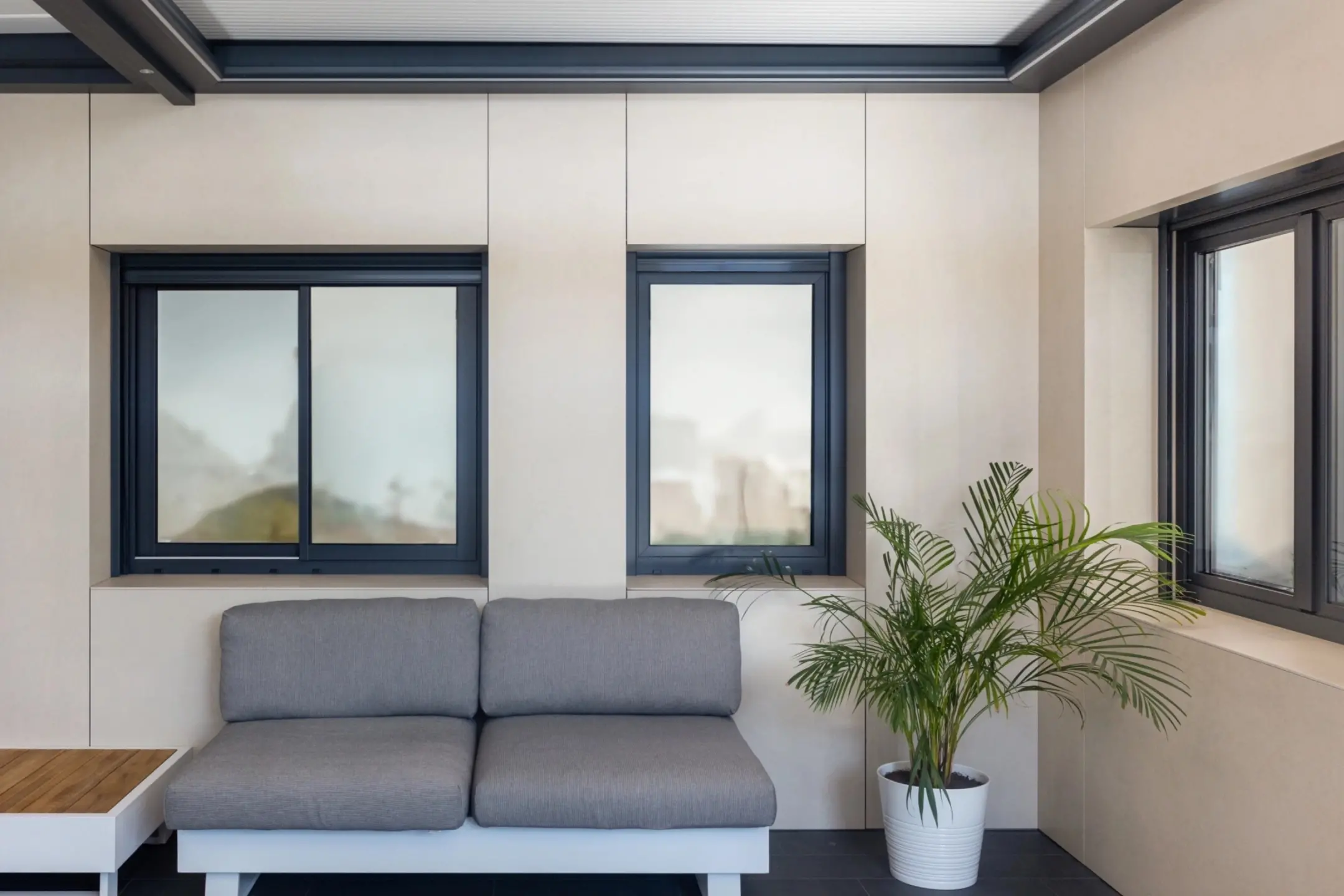 Ventanas de aluminio negra